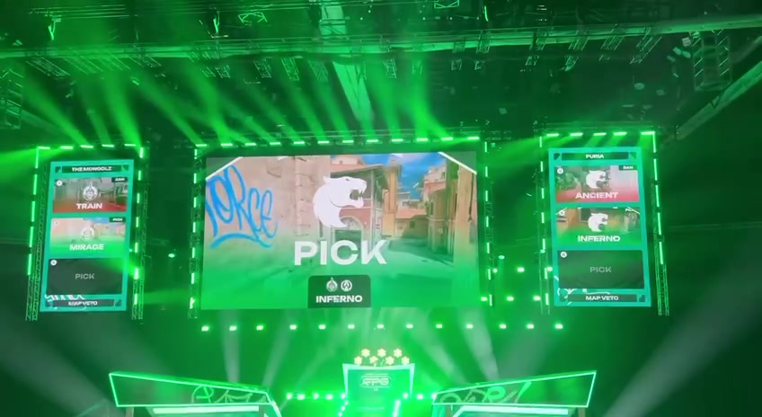 Map veto graphics